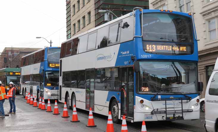 Community Transit Alexander Dennis Enviro500 10817 & 10808